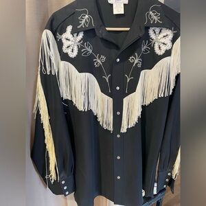 Vintage country western Shirt w Fringe & Embroidery
Tony Alamo of
Nashville